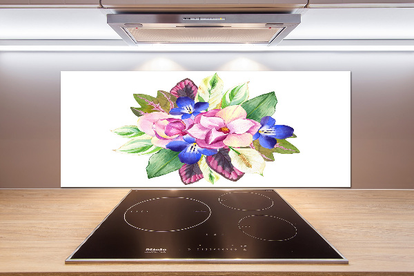 Cooker splashback Bouquet of flowers