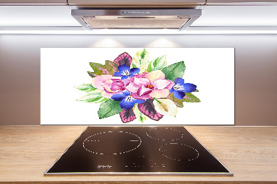 Cooker splashback Bouquet of flowers