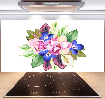 Cooker splashback Bouquet of flowers