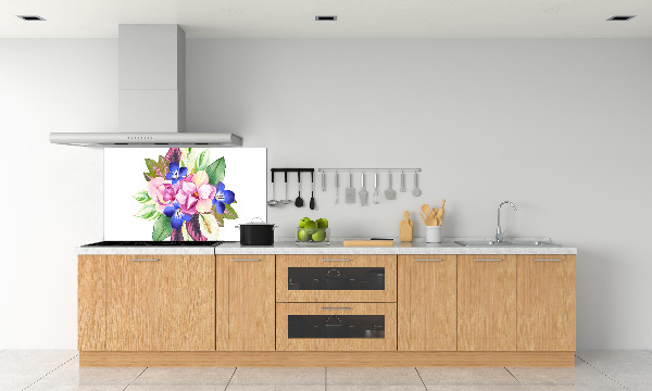 Cooker splashback Bouquet of flowers