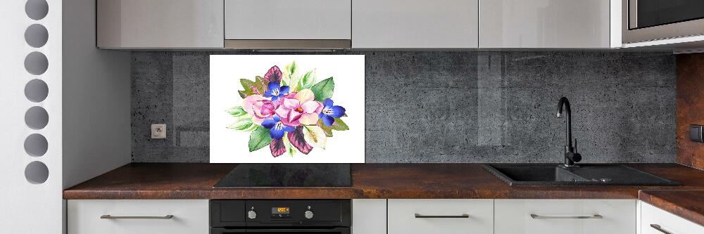 Cooker splashback Bouquet of flowers