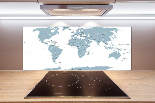 Cooker splashback Political map