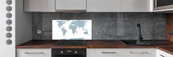 Cooker splashback Political map