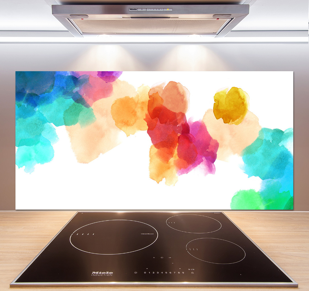 Kitchen splashback Colorful spots