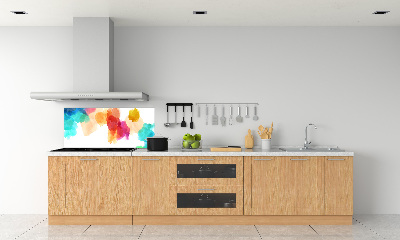 Kitchen splashback Colorful spots