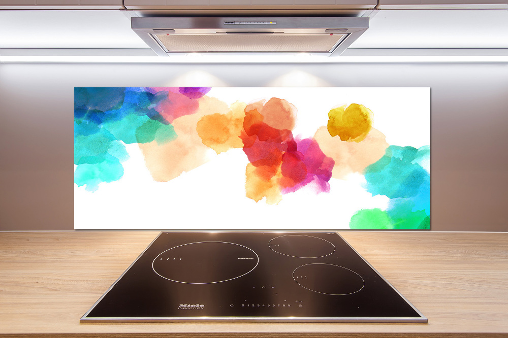 Kitchen splashback Colorful spots