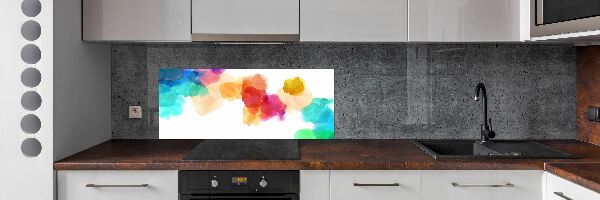 Kitchen splashback Colorful spots