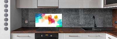 Kitchen splashback Colorful spots