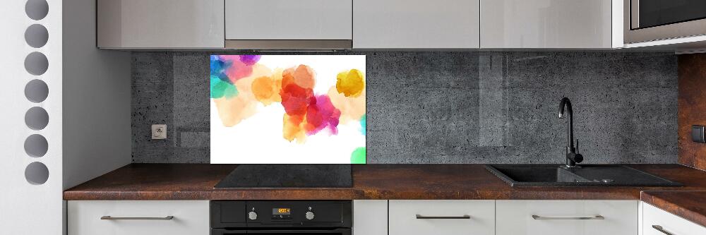 Kitchen splashback Colorful spots