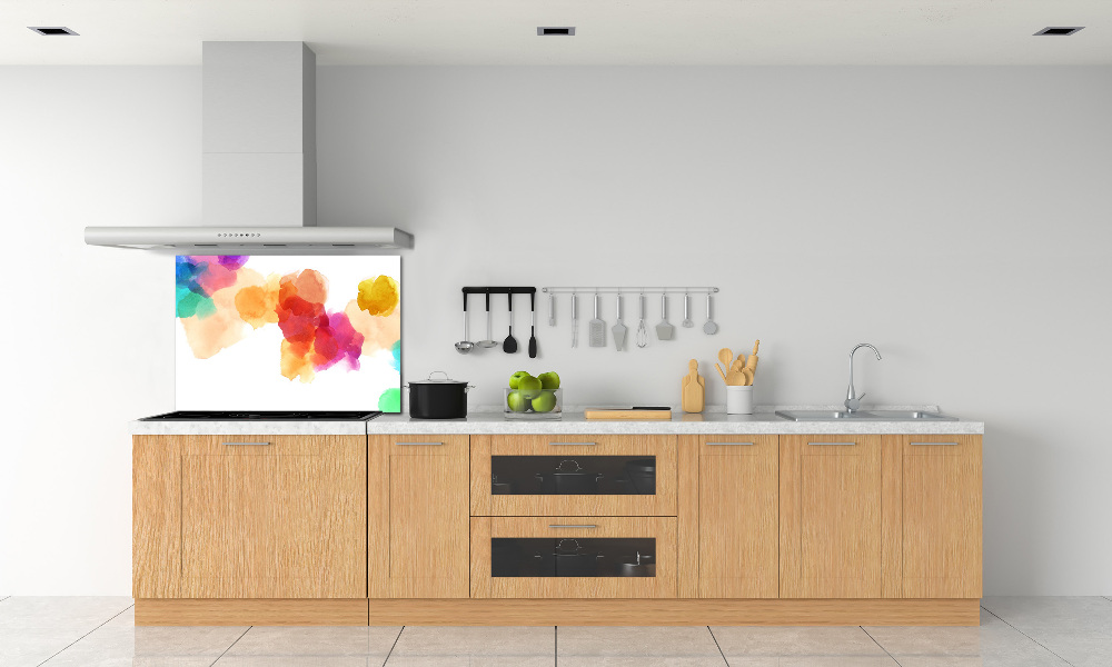 Kitchen splashback Colorful spots