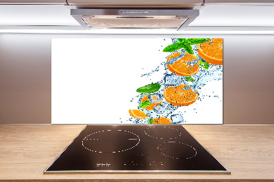 Cooker splashback Oranges