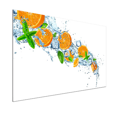 Cooker splashback Oranges