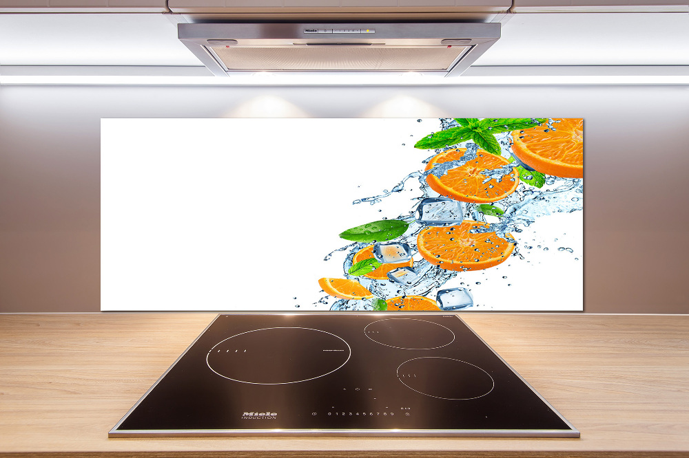 Cooker splashback Oranges