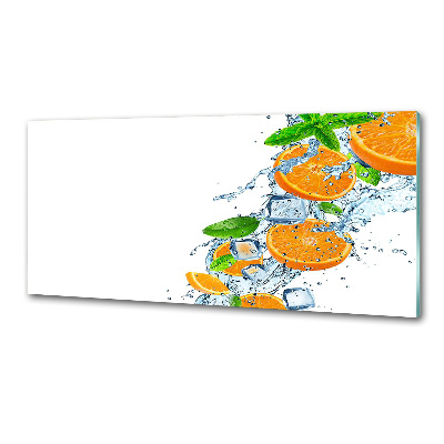 Cooker splashback Oranges