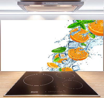 Cooker splashback Oranges