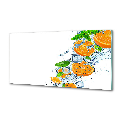 Cooker splashback Oranges