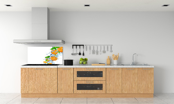 Cooker splashback Oranges