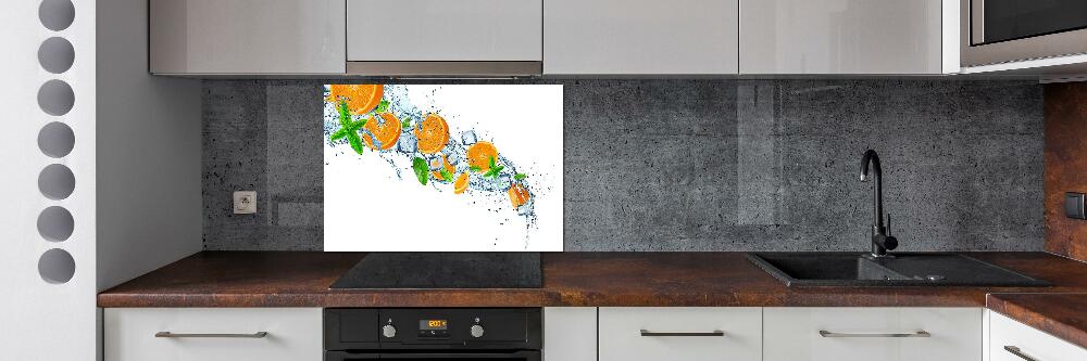 Cooker splashback Oranges