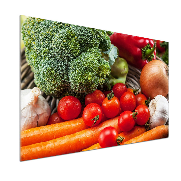 Cooker splashback Vegetables