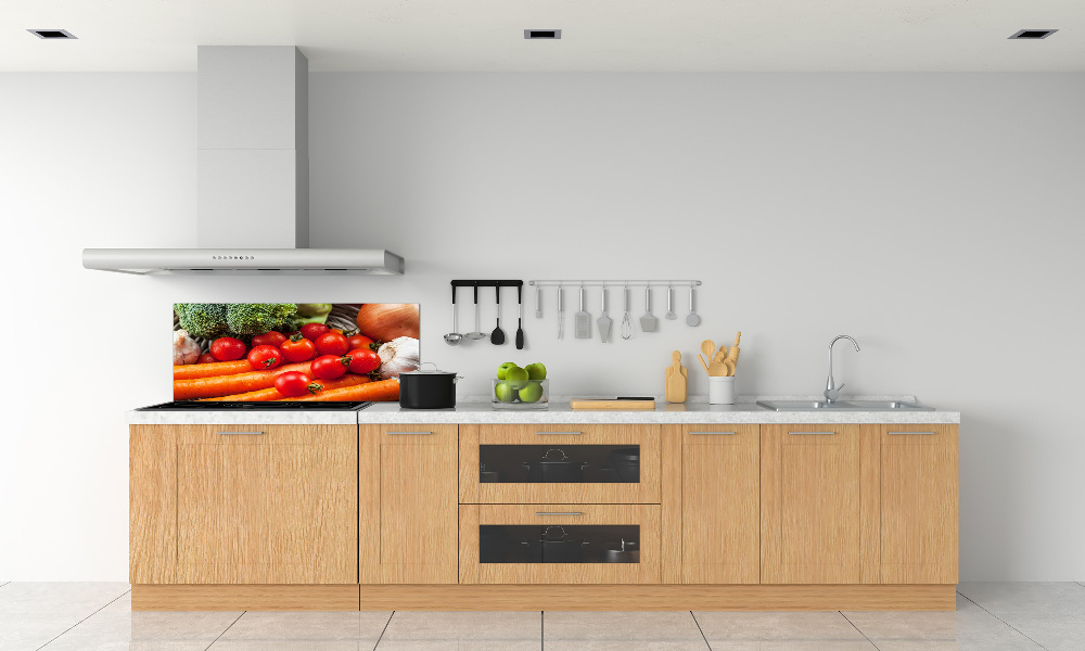 Cooker splashback Vegetables