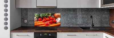 Cooker splashback Vegetables