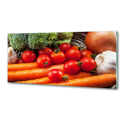 Cooker splashback Vegetables