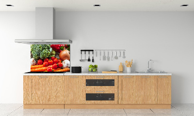 Cooker splashback Vegetables