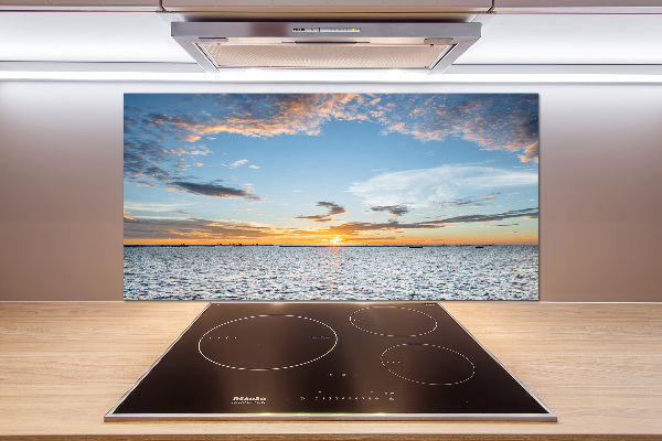 Cooker splashback Twilight by the sea