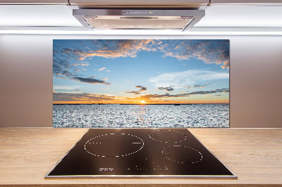 Cooker splashback Twilight by the sea