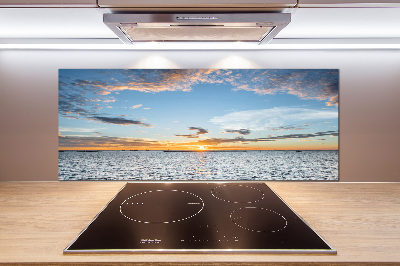 Cooker splashback Twilight by the sea