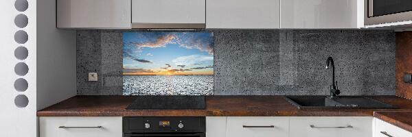 Cooker splashback Twilight by the sea