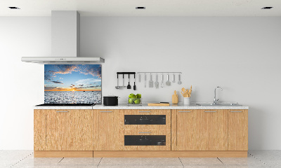 Cooker splashback Twilight by the sea