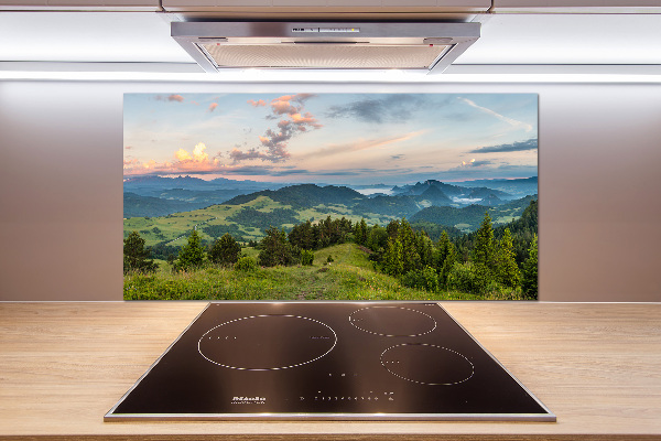 Cooker splashback Panorama of the Pieniny