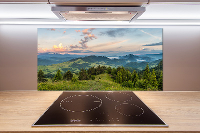 Cooker splashback Panorama of the Pieniny