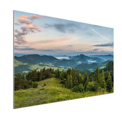 Cooker splashback Panorama of the Pieniny