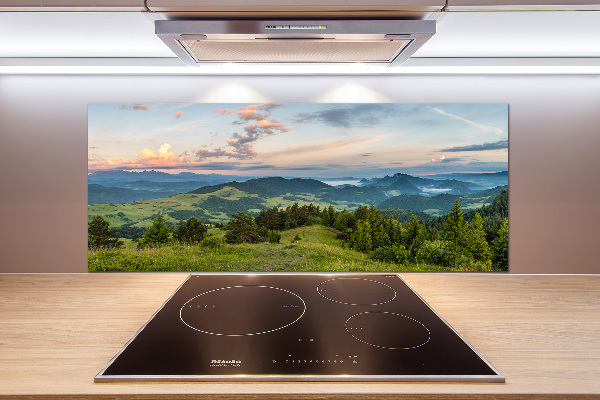 Cooker splashback Panorama of the Pieniny