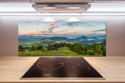 Cooker splashback Panorama of the Pieniny