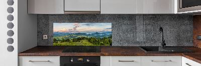 Cooker splashback Panorama of the Pieniny