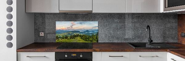 Cooker splashback Panorama of the Pieniny