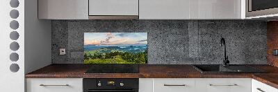 Cooker splashback Panorama of the Pieniny