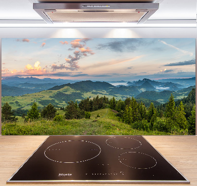 Cooker splashback Panorama of the Pieniny