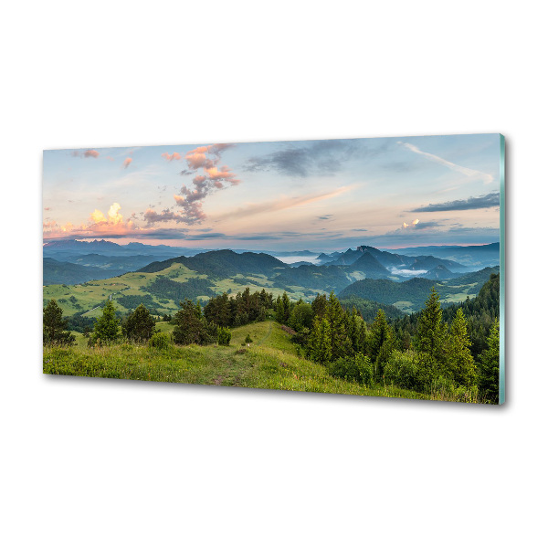 Cooker splashback Panorama of the Pieniny