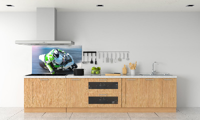 Cooker splashback Motorcycle race