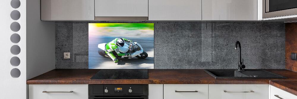 Cooker splashback Motorcycle race