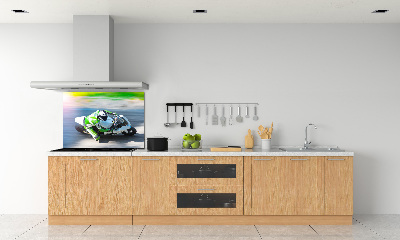 Cooker splashback Motorcycle race