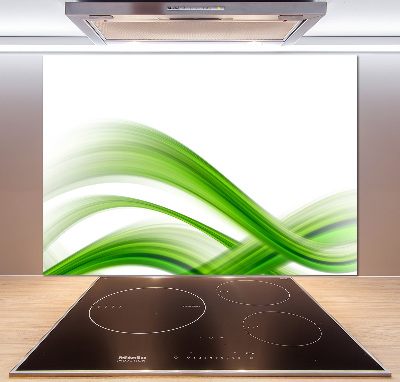 Glass splashback Wave abstraction