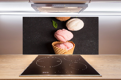 Cooker splashback Ice cream