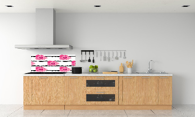 Cooker splashback Roses