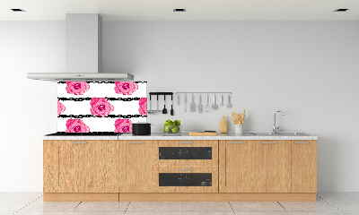 Cooker splashback Roses