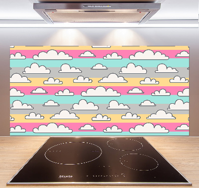 Cooker splashback Clouds